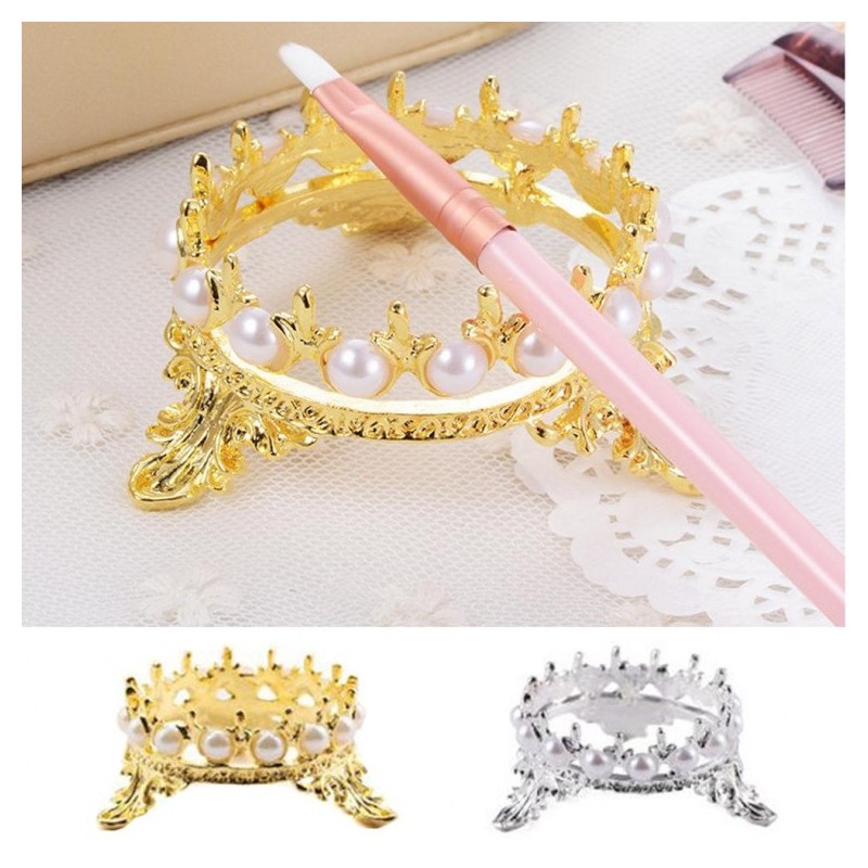 핑쇼116 Crown Brush Holder for Nail Art - Crown-Shaped Nail