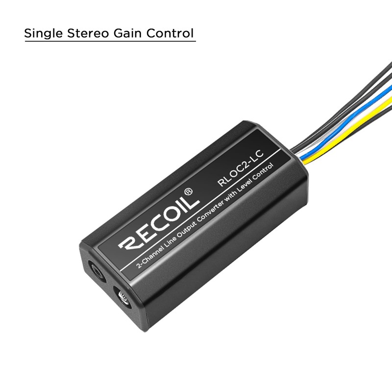 RECOIL RLOC2-LC Two Channel Speaker Cable to RCA adjustable Line