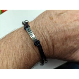 Unbranded ADJUSTABLE up to 12 inches diameter WWJD Bracelet WHAT WOULD JESUS DO Bracelet
