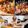 MEMOVAN 4.7 Inch Golf Cocktail Picks 100PCS Golf Theme Toothpicks