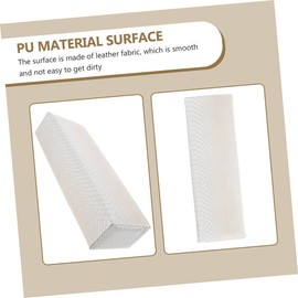 FRCOLOR Nail Art Hand Pillow Pu Manicure Cushion Comfortable Hand Rest for Salon Use Easy to Clean Design Chic White Style for Nail Technicians and Home Manicurists