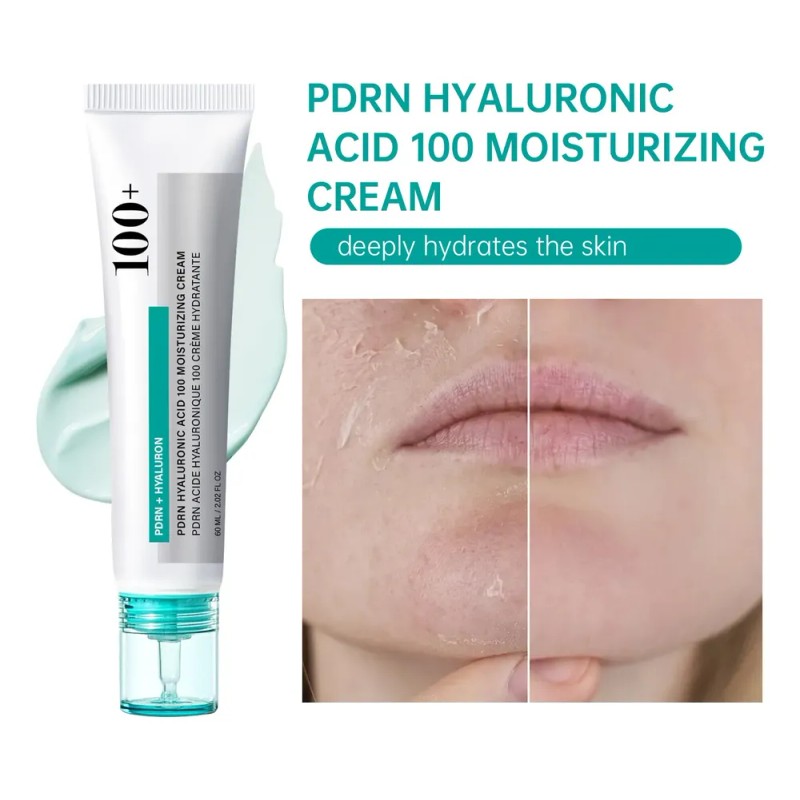 Pdrn Y Ácido Hialurónico De Crema Facial Hidratante Profunda