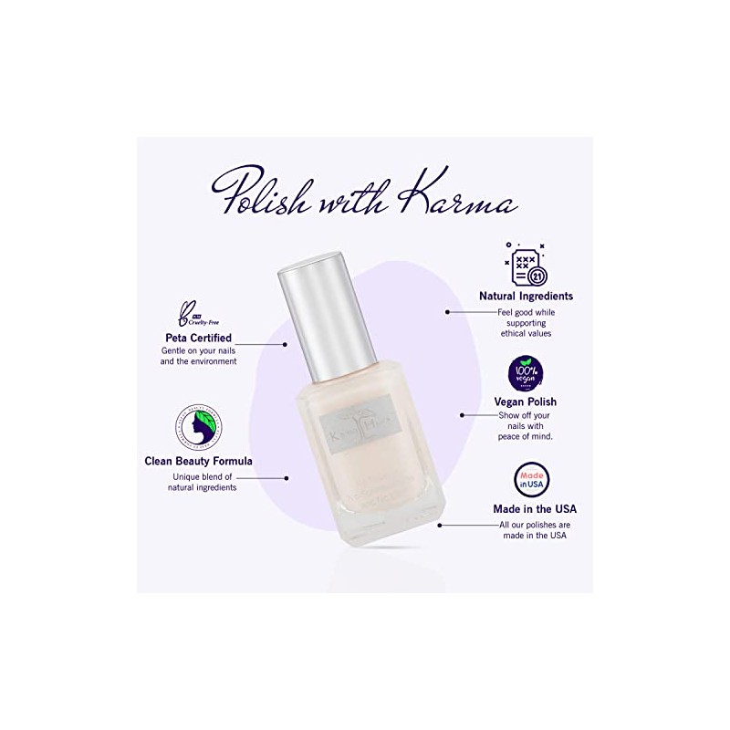 Karma - Esmalte de uñas natural orgánico, no tóxico, vegano