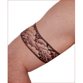 Temporary Bracelet Tattoos Maori Design Tribal Japan 10 Sheets Set