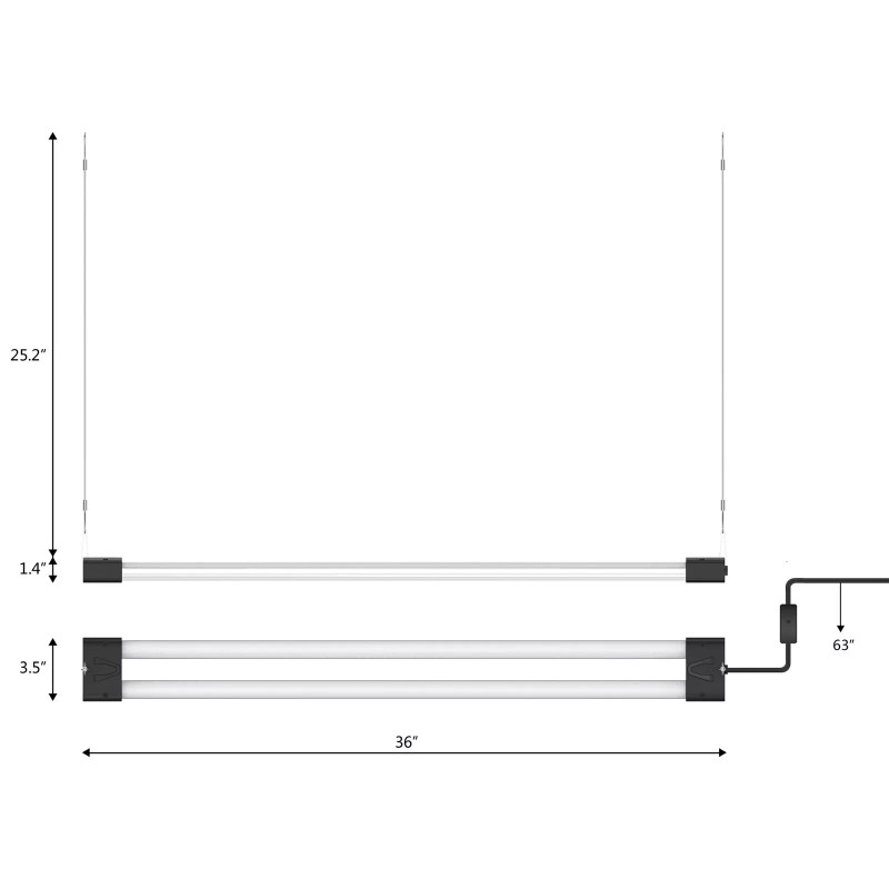 BoostGro LED Plant Grow Light Sunlike Full Spectrum Flower Hydroponics