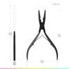 EHDIS Hair Extensions Tools Kit - Stainless Steel Pliers for