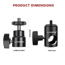 Lanxire Light Stand Mini Ball Head