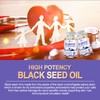 ZHPHK 120Pcs Black Seed Oil Pill - 100% Pure Organic