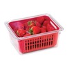 Oggi 5169 Berry Bin - Single Basket, Red
