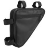 Black Tear Resistance Nylon Triangular Bicycle Kettle Front Beam Bag