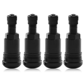 Set of 4 Tyre Valves 11.3 mm Metal Valves for Alloy Wheels Home Car Tyre Valve Black for Cars Motorcycles Electric Vehicles