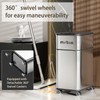 MRBIN Bathroom Stainless Steel Adsorption Motion Sensor Trash Can with