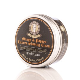 Organic Shaving Cream Mango & Papaya Sweyn Forkbeard 150ml - 100% Organic Shaving Cream for Men Made in London