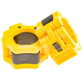 Iron Lab Olympic Barbell Clamps Pair of 2" Inch Pro Collar Set of 2 Black Bar Clips Perfect for Pro Crossfit Strong Lifts and Olympic Training Professional Quality