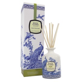 Fine Porcelain 150ml Reed Diffuser with Pack of 10 Natural Reeds, Made in Ireland (Patchouli Leaves & Sandalwood)