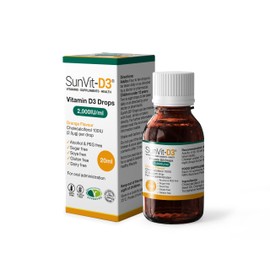 Vitamin D3 Kids' Drops 2000IU (20ml Orange Flavour)