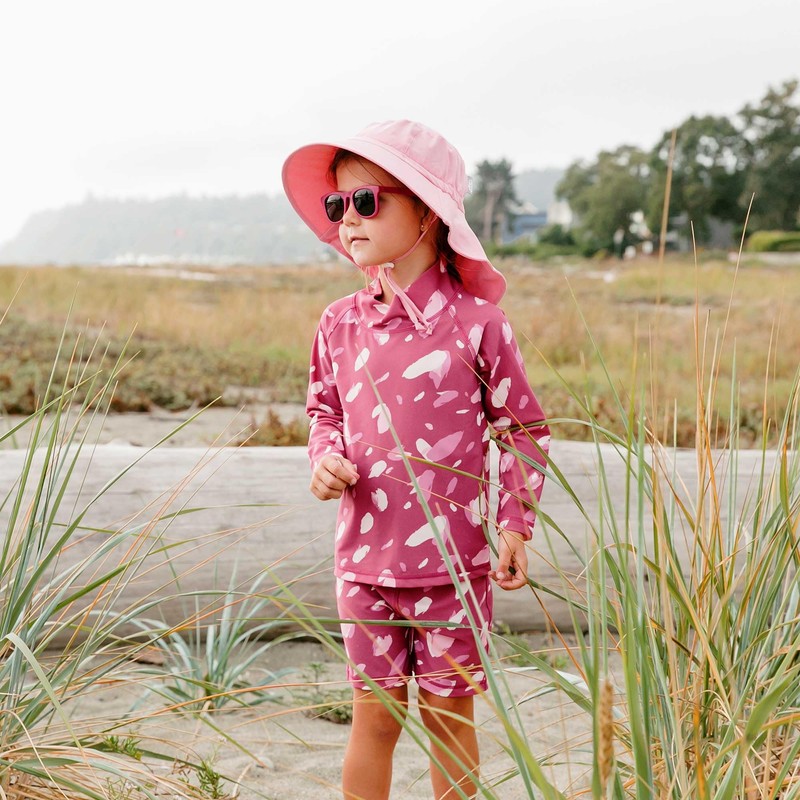 JAN & JUL UV Protective Two-Piece Girls Rash Guard Set,