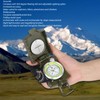 Compass Multifunctional Accurate Waterproof Hand Held Metal Compass for Hiking