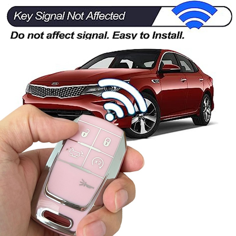 WENHENI Keyless Entry Systems Key for Ram Key Fob Shell