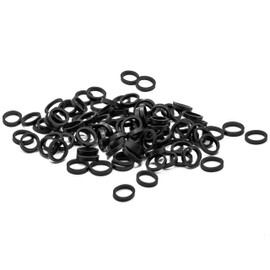 KINETICS LINE Rubber Flat Seal 3/8 Inch Special (14.5 x 12 x 3 mm) Pack of 100 Sanitary, Air Conditioning, Ventilation, Piping and Garden (from -40 °C to 110 °C)