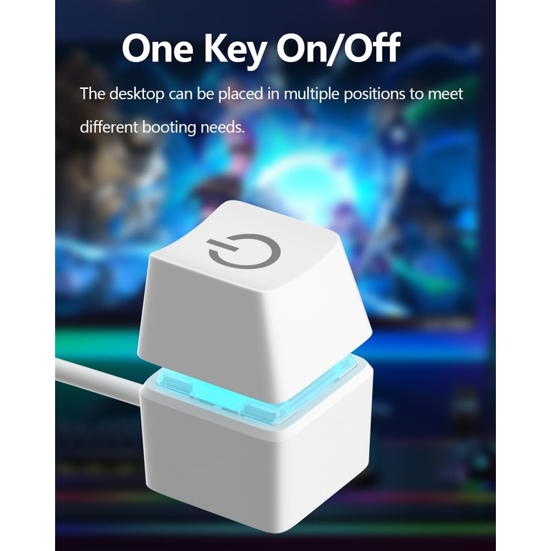 Oddtone PC Switch Button, Desktop Computer Power Switch, Power Supply