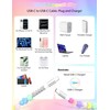 Jiunai Beaded Phone Charger 60W Charge 6ft Cute Heart Star