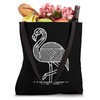 Flamingo Wire Frame Tote Bag
