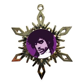 Prince Purple Rain Christmas Tree Ornaments – Prince Limited Edition Christmas Ornament Purple Rain – Prince Singer Merchandise – Prince Purple Rain Xmas Decor – Christmas Ornaments Rock n Roll