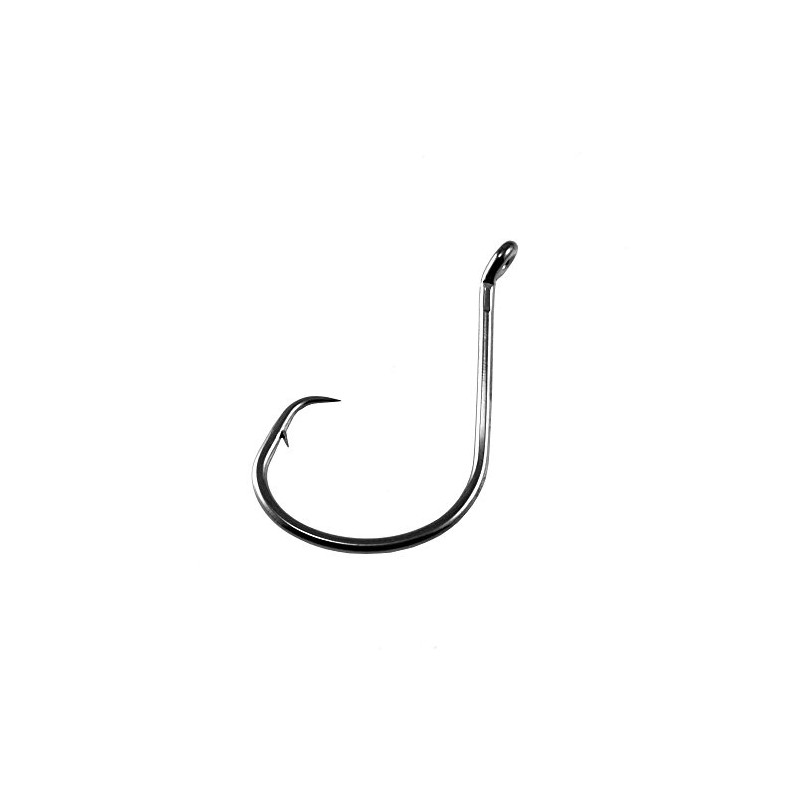 Gamakatsu Octopus Circle Hook-6 Per Pack, Black, 36739