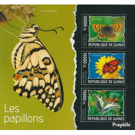 Guinea 10259-10261 Sheetlet (complete. issue) unmounted mint/never hinged ** MNH 2014 Butterflies (Stamps for collectors) Butterflies