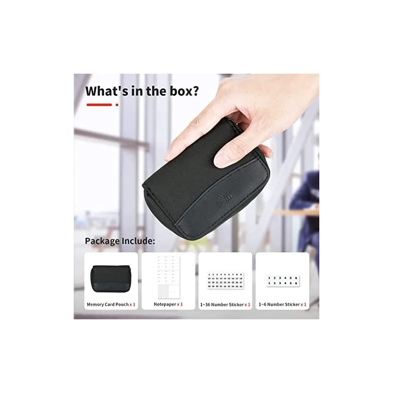 (24 Sd + 4 Cf) Estuche Para Tarjeta Sd De