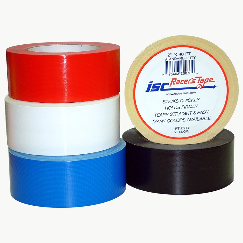 ISC Racers Tape RT3006 Racer's Tape, 2" x 180', White