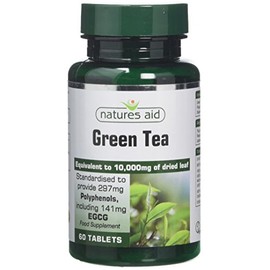 natures aid 10000 mg Green Tea Tablets - Pack of 60 Tablets