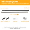 VANoopee 6.6FT H Track Lighting Rails Kit, Black