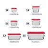 Anchor Hocking 16 Piece Glass Storage Containers with Lids (8