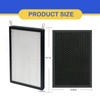 3 Pack True HEPA/Carbon Filters Replacement Compatible with NUWAVE OxyPure