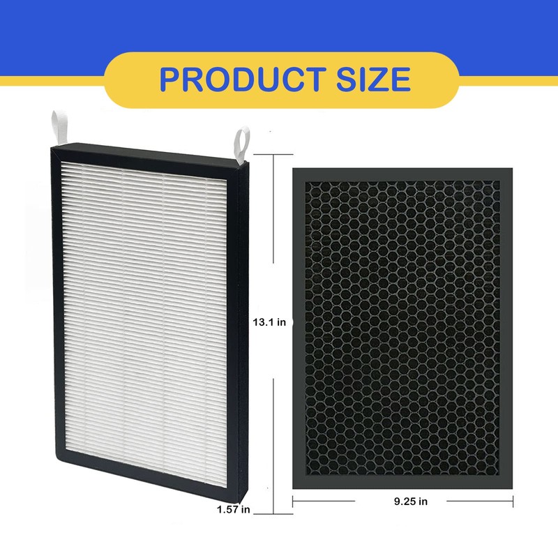 3 Pack True HEPA/Carbon Filters Replacement Compatible with NUWAVE OxyPure