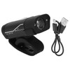 Bike Headlight Aluminum Alloy 5 Levels Black Front Bike Lights