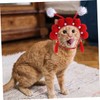 CORHAD Creative Cartoon Peking Cat Headgear with Tassel Comfortable Pet