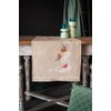 Vervaco Table Runner Cross Stitch Set Outlined, Cotton, Multicoloured, 40