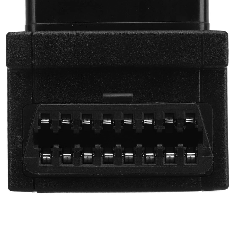OBD Splitter Connector, Durable Portable Easy Use ABS OBD2 16