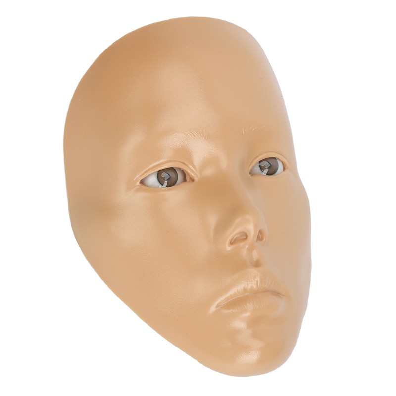 Silicone Makeup Practice Full Face Board with 20ml Cleansing Oil