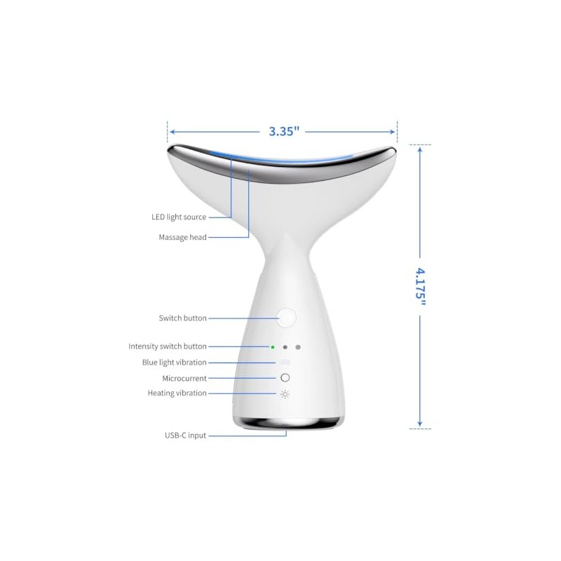 Aparato Facial de Alta Frecuencia con Rodillo de Jade y