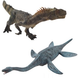 UTST Dinosaur Figure Set Allosaurus Figure Preciosaurus Ocean Dinosaur Toy 6+ (Green Allosaurus + Precio)