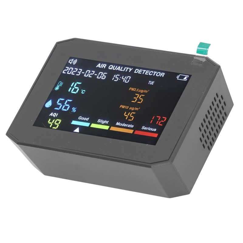 Air Quality Monitor PM2.5 PM10 HCHO TVOC CO2 Temperature Humidity