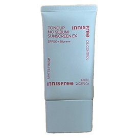 Innisfree Tone Up No Sebum Sunscreen EX 60ml x 1 (SPF50+ PA++++) / 이니스프리 톤업 노세범 선스크린 EX 60ml x 1개 (SPF50+ PA++++)