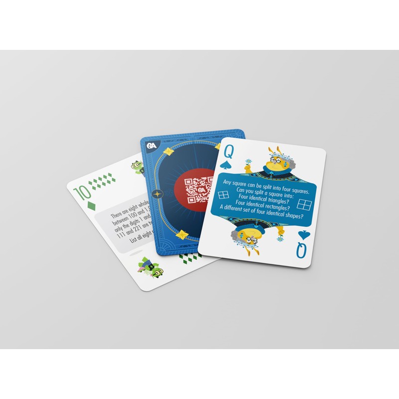 Beast Academy Playing Cards - Fun Math Challenges for Gifted
