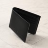 Brunze Wallet, Men's, Bi-Fold, Glossy, Carbon Leather, Bifold, Compact Wallet,