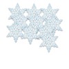 Unique Decoration Party Supply, 5", White/Blue