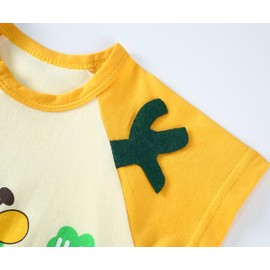 LIKPOJA Newborn Baby Clothes Set Unisex Baby Onesie Costume One-Pieces Summer Short Sleeve Jumpsuit Giraffe Rompers for Baby Boys and Girls Gifts(Giraffe B,9-12 Months)